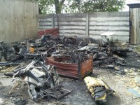 Požiar druhotných surovín, Tonkovce